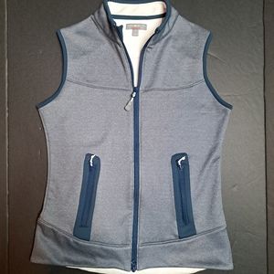 Peter Millar Blue Zip-Up Vest